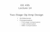EE 435 Lecture 14 Two-Stage Op Amp Design