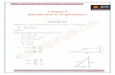 Chapter8 Introduction to Trigonometry