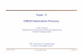 Topic 3 - CMOS Fab Process - UFPR