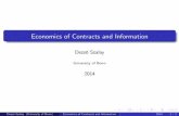 Economics of Contracts and Information
