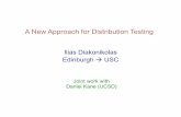 A New Approach for Distribution Testing