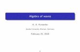 Algebra of waves