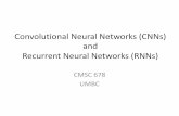 Convolutional Neural Networks (CNNs) and Recurrent Neural ...