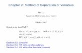 Chapter 2: Method of Separation of Variables