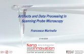 Artifacts and Data Processing in Scanning Probe Microscopy