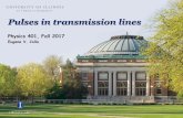 Pulses in transmission lines - Course Websites