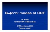 h modes at CDF - hepl.phys.nagoya-u.ac.jp