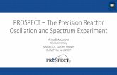 PROSPECT The Precision Reactor Oscillation and Spectrum ...