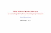 PDE Solvers for Fluid Flow - Stanford University