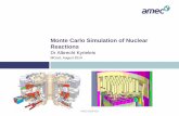 Monte Carlo Simulation of Nuclear Reactions