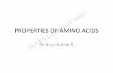 PROPERTIES OF AMINO ACIDS