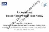 Taxonomy of Rickettsiae - ESCMID