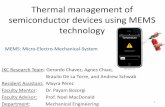 Thermal management of semiconductor devices using MEMs ...