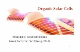 Organic Solar Cells - WordPress.com