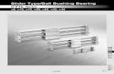 Slider Type/Ball Bushing Bearing