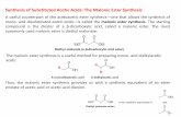 Synthesis of Substituted Acetic Acids: The Malonic Ester ...