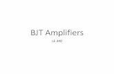 BJT Amplifiers -