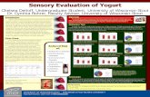 Sensory Evaluation of Yogurt