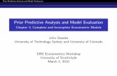Prior Predictive Analysis and Model Evaluation