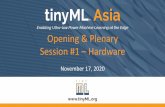 Opening & Plenary Session #1 Hardware