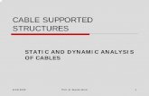 CABLE SUPPORTED STRUCTURES