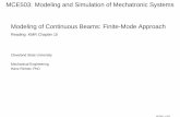 MCE503: Modeling and Simulation of Mechatronic Systems ...