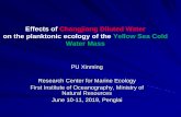 Effects of Changjiang Diluted Water on the planktonic ...