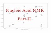 Nucleic Acid NMR Part II - University of Georgia