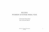 EE2351 POWER SYSTEM ANALYSIS