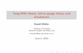 Yang-Mills theory, lattice gauge theory and simulations