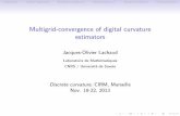 Multigrid-convergence of digital curvature estimators