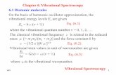 Chapter 6. Vibrational Spectroscopy 6.1 Diatomic molecules