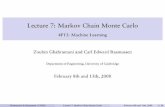Lecture 7: Markov Chain Monte Carlo