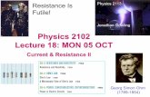 Physics 2102 Lecture 18: MON 05 OCT