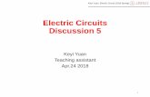 Electric Circuits Discussion 1