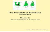 Third Edition Chapter 2: Describing Location in a Distribution