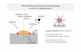 Photoemission electron microscopy, a tool for plasmonics