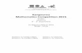 Kangourou Mathematics Competition 2015