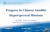 Progress in Chinese Satellite Hyperspectral Missions