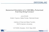 Numerical Simulation of a 1200 MW Pulverised Fuel Oxy ...