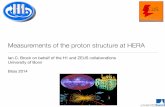 Measurements of the proton structure at HERA