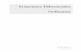 Ecuaciones Diferenciales Ordinarias - UTalca
