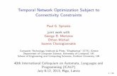 Temporal Network Optimization Subject to Connectivity ...