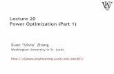 Lecture 20 Power Optimization (Part 1)