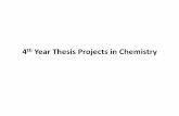 Thesis Projects Chemistry - Ontario Tech University