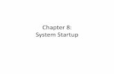 Chapter 8: System Startup