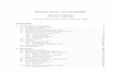 Measure theory and probability - Uni Bielefeld