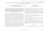 Extended Standard Hough Transform for Analytical Line Recognition