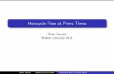Horocycle Flow at Prime Times