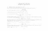 Notes for 18.117 Elliptic operators - MIT Mathematics